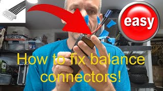 how to fix LIPO Balance Connectors