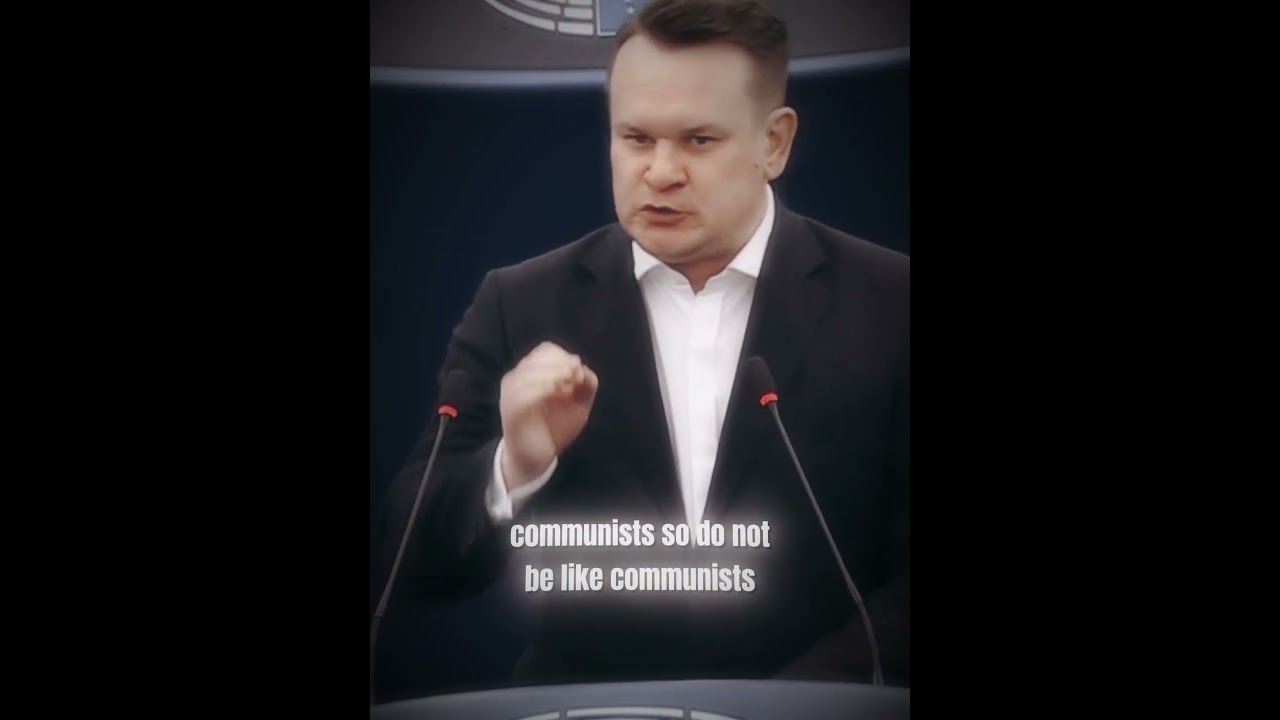 Polish MEP’s Powerful Speech in European Parliament on Migration & Environment