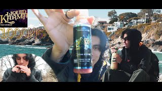 Match Highlights 1000MG of Liquid Karma (THC syrup) *Hidden beach/mountains SMOKE SESH*