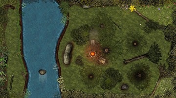 Animated Dynamic Map | Campsite | Gridless