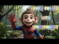 Spider Monkey : Colorful Adventures with Spider Monkey | Learn Colors and Play!