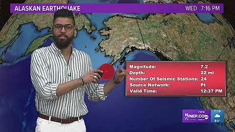 7PM Update: Alaska struck with a magnitude 7.3 earthquake
