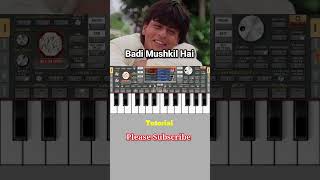 Badi Mushkil Hai Khoya Mera Dil Hai shorts pianotutorial