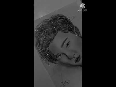 Chinese Actor Drawing Kris Fan رسم الممثل الصيني كريس فان