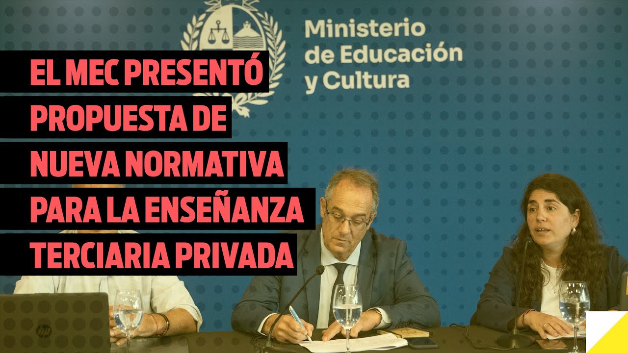 El MEC presentó propuesta de nueva normativa para la enseñanza ...
