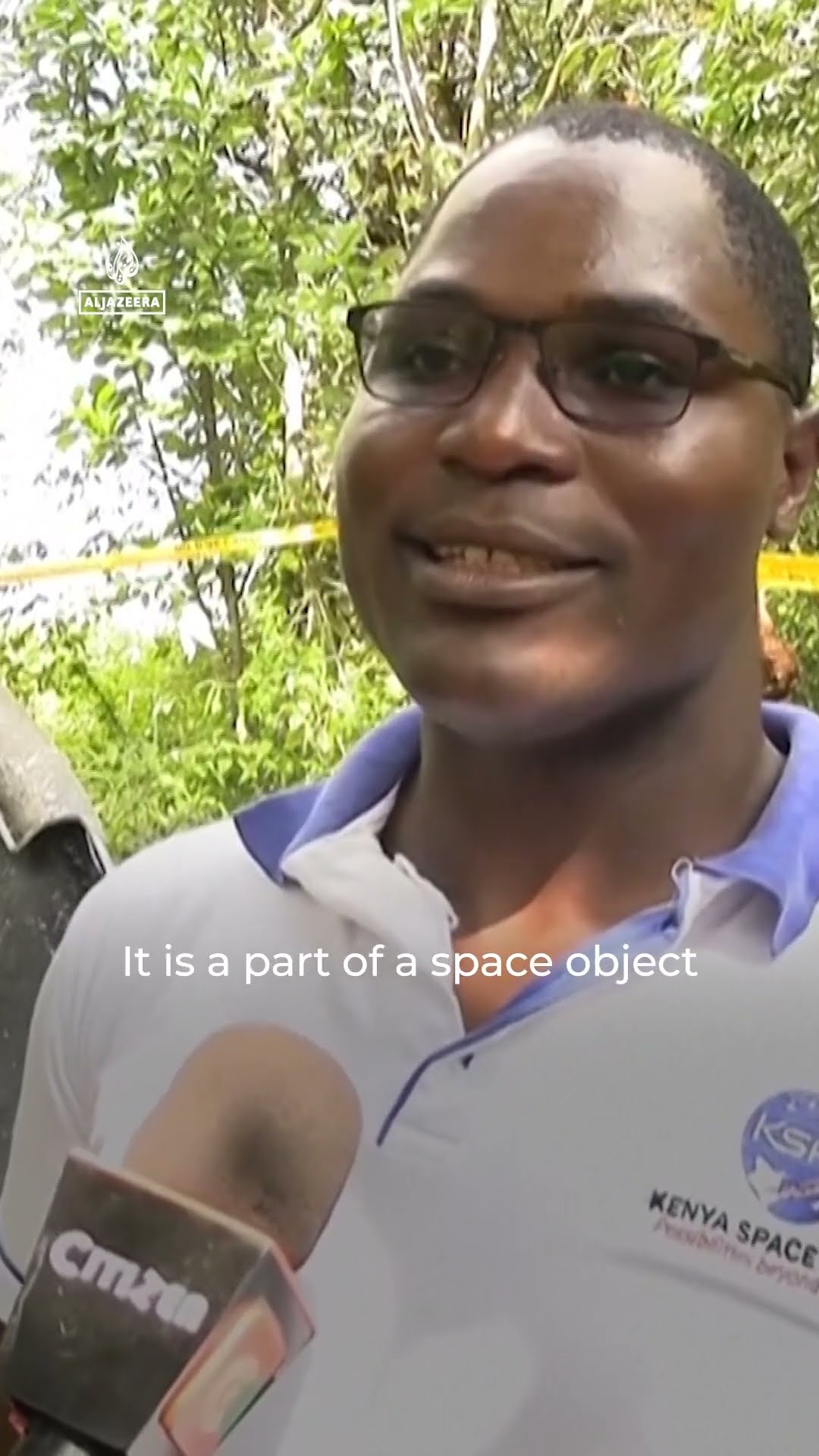 500-kilogram metallic object falls from the sky in Kenya | AJ#shorts