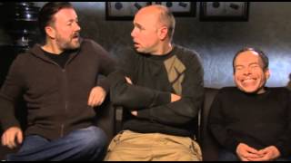 Ricky Gervais, Karl Pilkington and Warwick Davis - An Idiot Abroad 3 interview part 1 Details