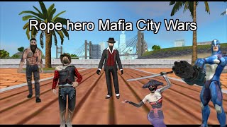 Rope hero Vs all boss. Rope hero Mafia City Wars Gameplay. screenshot 4