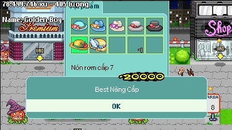 Nâng cấp Nón Thần Bài × Nón rơm cấp 7 | Avatar 2D