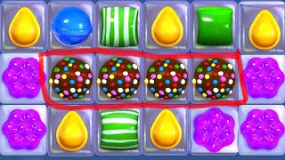 Candy crush  - Crazy Four Color Bomb Combo  || Candy crush color bomb level || Candy crush saga screenshot 5
