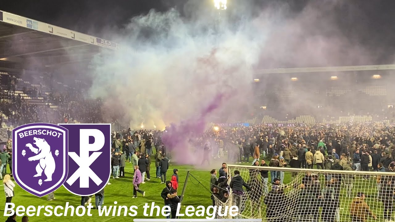 K Beerschot VA vs. Patro Eisden | Choreo, Pyro and Pitch Invasion ...
