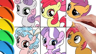 How To Draw My Little Pony3 - easy drawing, coloring