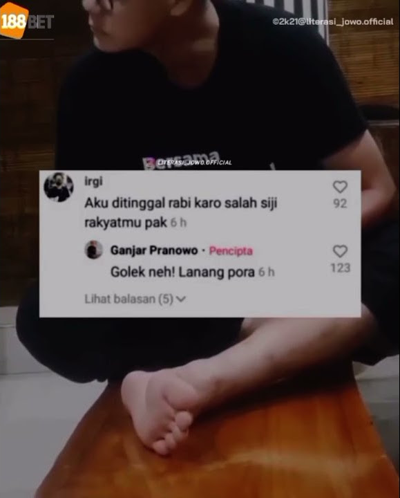 Story Wa - Pak Ganjar Pranowo / Lanang pora😁