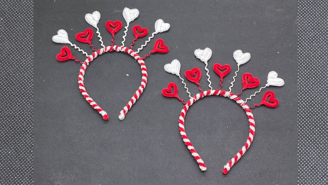 DIY | Cara Membuat Bando Kawat Bulu Merah Putih Yang Mudah Untuk Hari Kemerdekaan