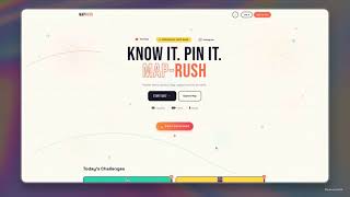 MapRush: Know It. Pin It. 🌍🎮