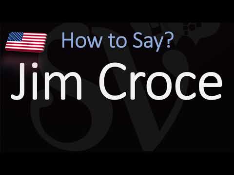 How to Pronounce Jim Croce? (CORRECTLY)