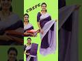 Mangalagiri Crepe Sarees Zari Checks Temple Border Elegant Handloom Style Collections Vibhasya 