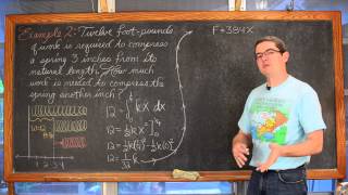 Work Done by a Variable Force Calculus 2 (7 Examples)