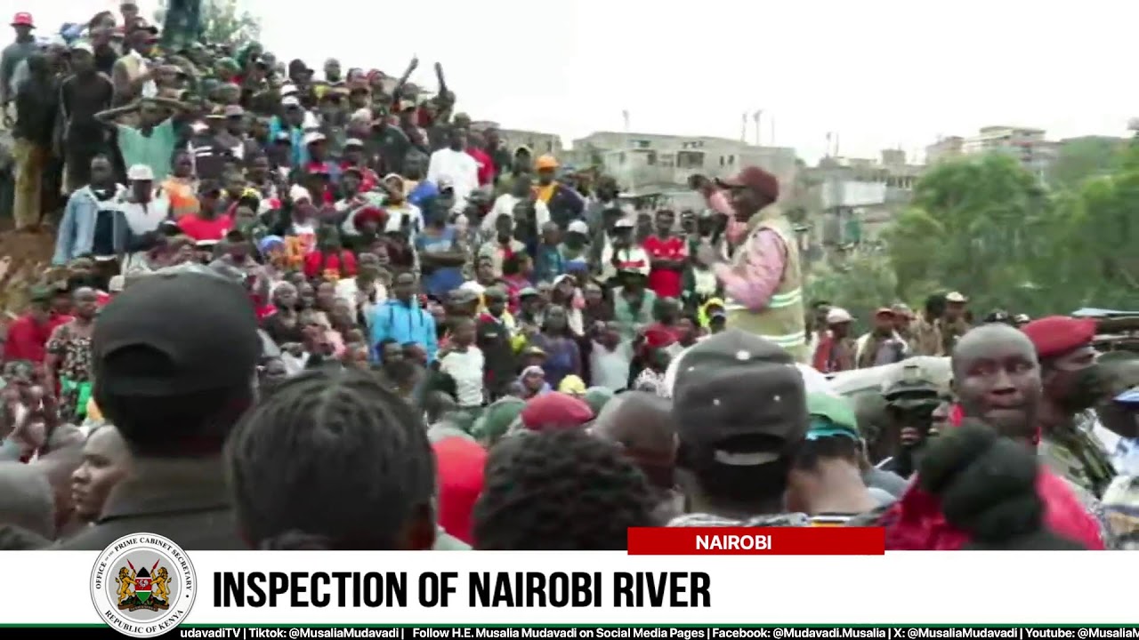 Inspection of Nairobi River, Nairobi