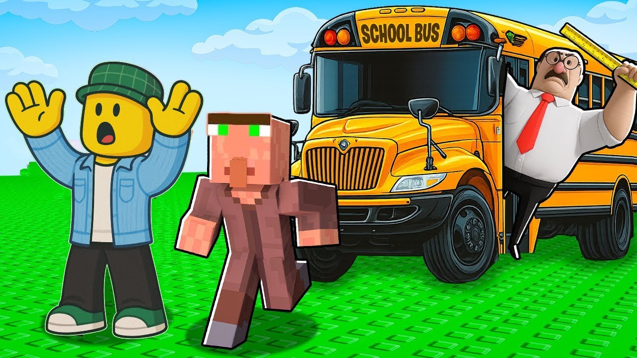 RAGE I KOVALSKI Beže od BESNOG UČITELJA u Roblox-u!