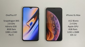 OnePlus 6T vs iPhone Xs Max: Antutu Benchmark