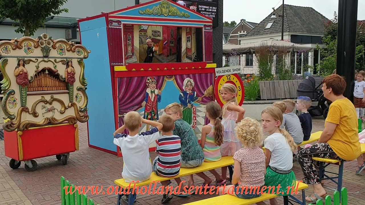 Interactie bij Oud Hollandse Poppenkast en Draaiorgel