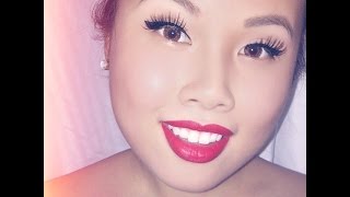 Quick and Simple Holiday Make-Up Tutorial | Kim Thai