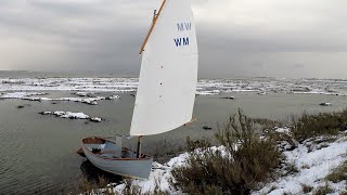 A Winter's Sail in a lugsail dinghy