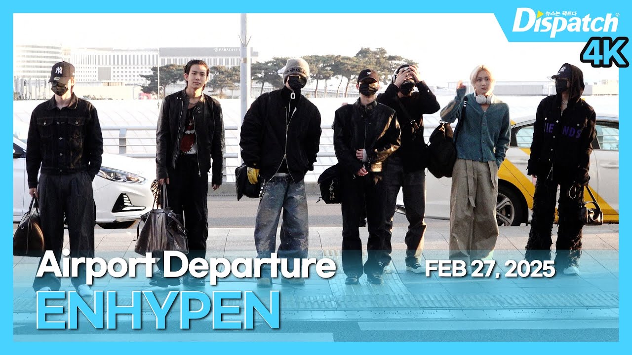 엔하이픈, “포근한 날씨~ 전세계 엔진 만나러 출발🫶🏻”｜ENHYPEN, “We're off to meet the ENGENE around the world” [공항]