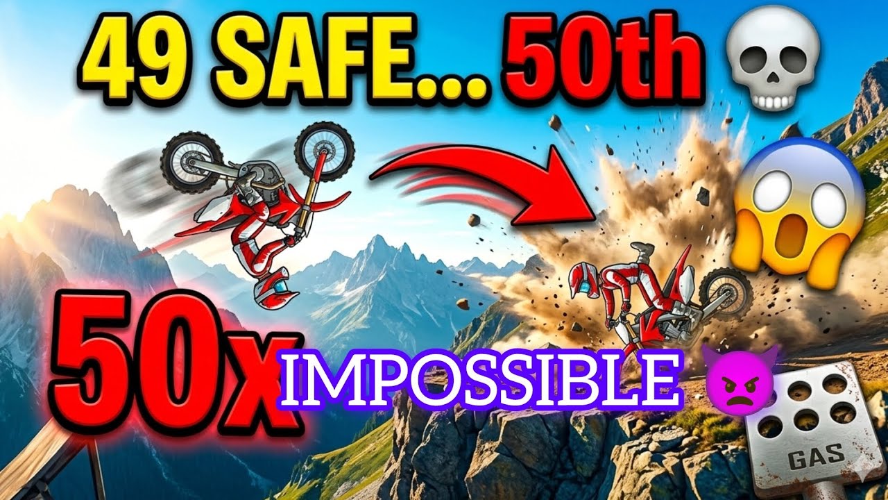 50 Flips Impossible👿 ||World Record attempt 