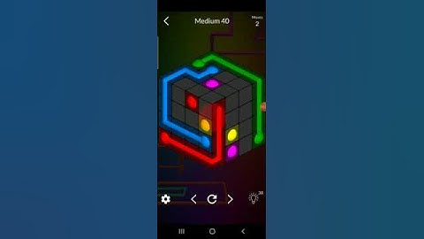 How to solve cube connect (medium level 40)