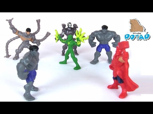 МОЩНАЯ Команда Супергероев!!! Супергерои Марвел! Игрушки для Мальчиков ...
