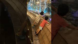 Enjoying Fountain In Summers