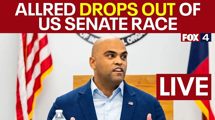 LIVE: Colin Allred drops out of US Senate race