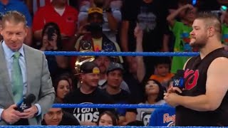 smackdown 12/9/17 Kevin owens brutally  attack mr mcmahon HD