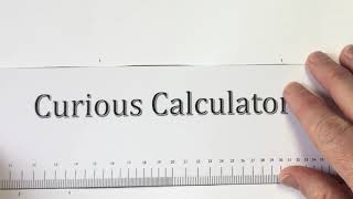 Math Unplugged: The Case of the Curious Calculator