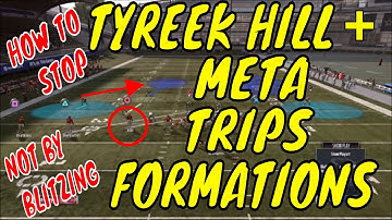 HOW TO STOP TYREEK HILL IN MADDEN 19. SHUT DOWN TRIPS FORMATION 1 PLAY TDs🔥