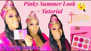 PINKY SUMMER MAKEUP LOOK!! (Beginner Friendly) Juvias Place Sweet Pinks!! Makeupdivaamber