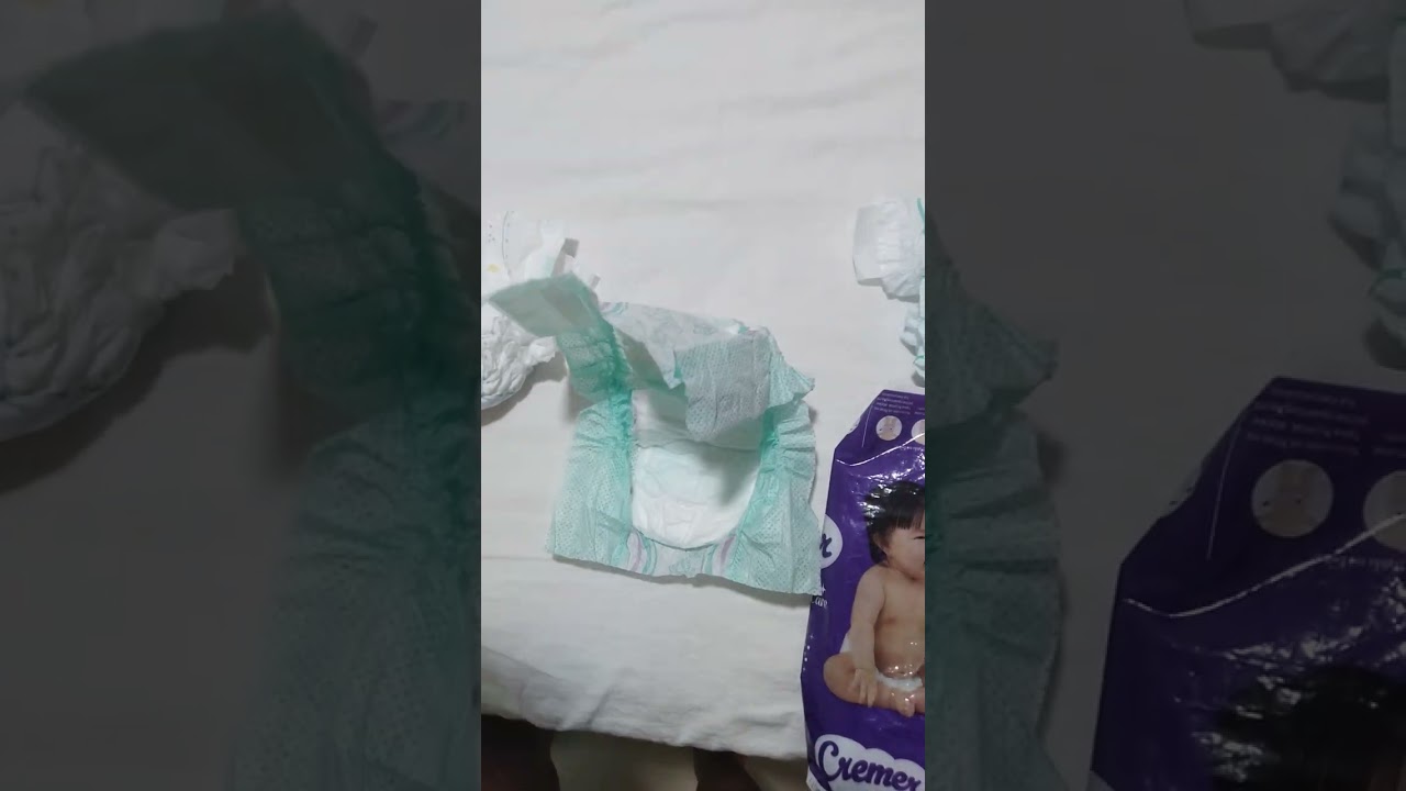 Resenha de fraldas descartáveis para bebê.