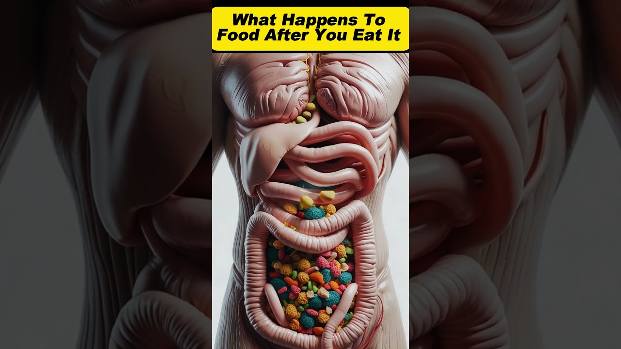 How Food Travels Through Your Body – Real 3D View