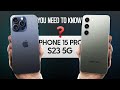 iPhone 15 Pro Max VS Galaxy S23