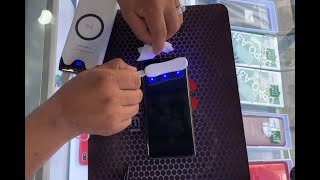 UV Lamp Light Liquid full Glue Glass For Galaxy Note 9,6pl,A3s,How To Use Nano Optics Curved Glass