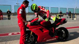 Valentino Rossi Test A Misano Con Ducati 1198 Superbike