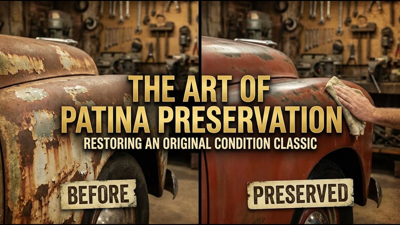 Preserving Classic Car Patina Is Easier Than You Think |  old car restoration