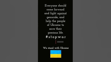 Thumbnail of We stand with Ukraine 🇺🇦 #stopwarinukraine