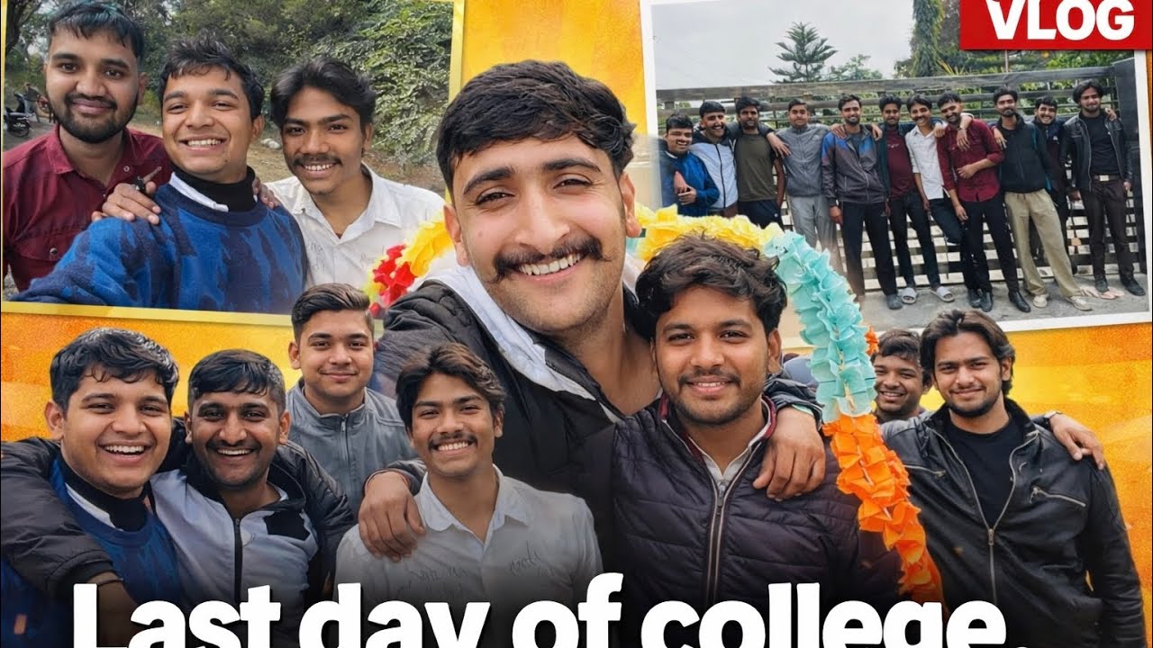 It’s wrapped up guys. ( last day of college. ). 