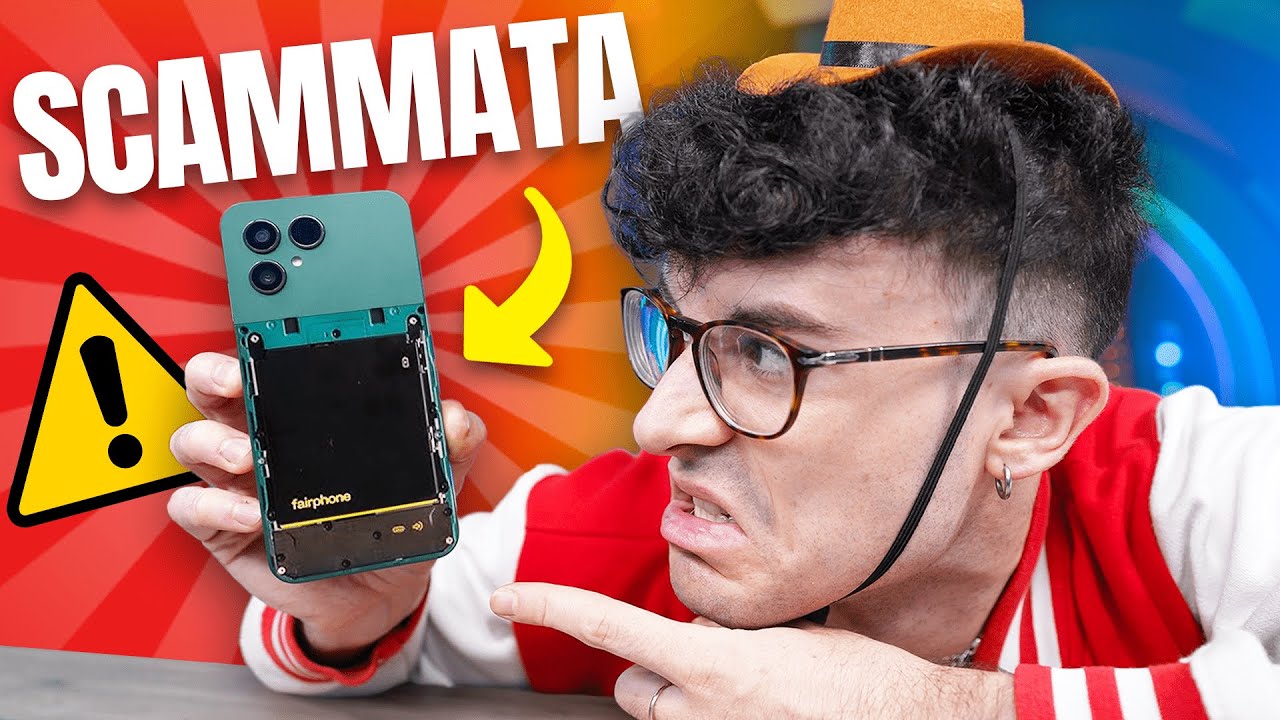 MANIACO PROVA IL FAIRPHONE 6: lo SMARTPHONE STITICO attento a PRIVACY ma è una CAGATA PROTONICA 💩