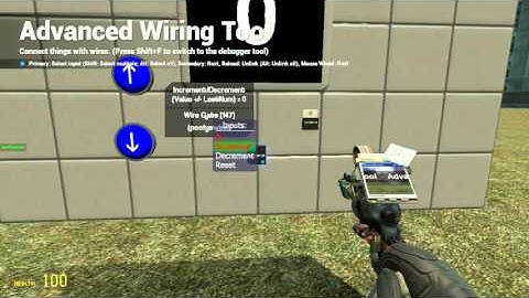 Gmod how 2 use Chips and Gates #3 | Increment/Decrement (Up/Down Counter)