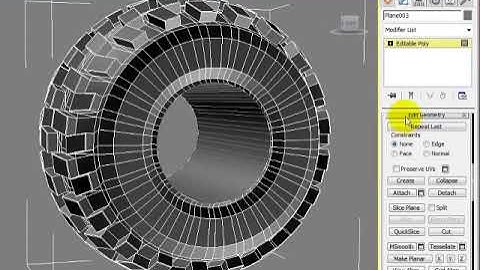 Modeling a off road tire in 3ds Max