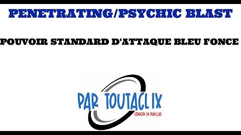 HeroClix - Penetrating/Psychic Blast (Pouvoir Standard d